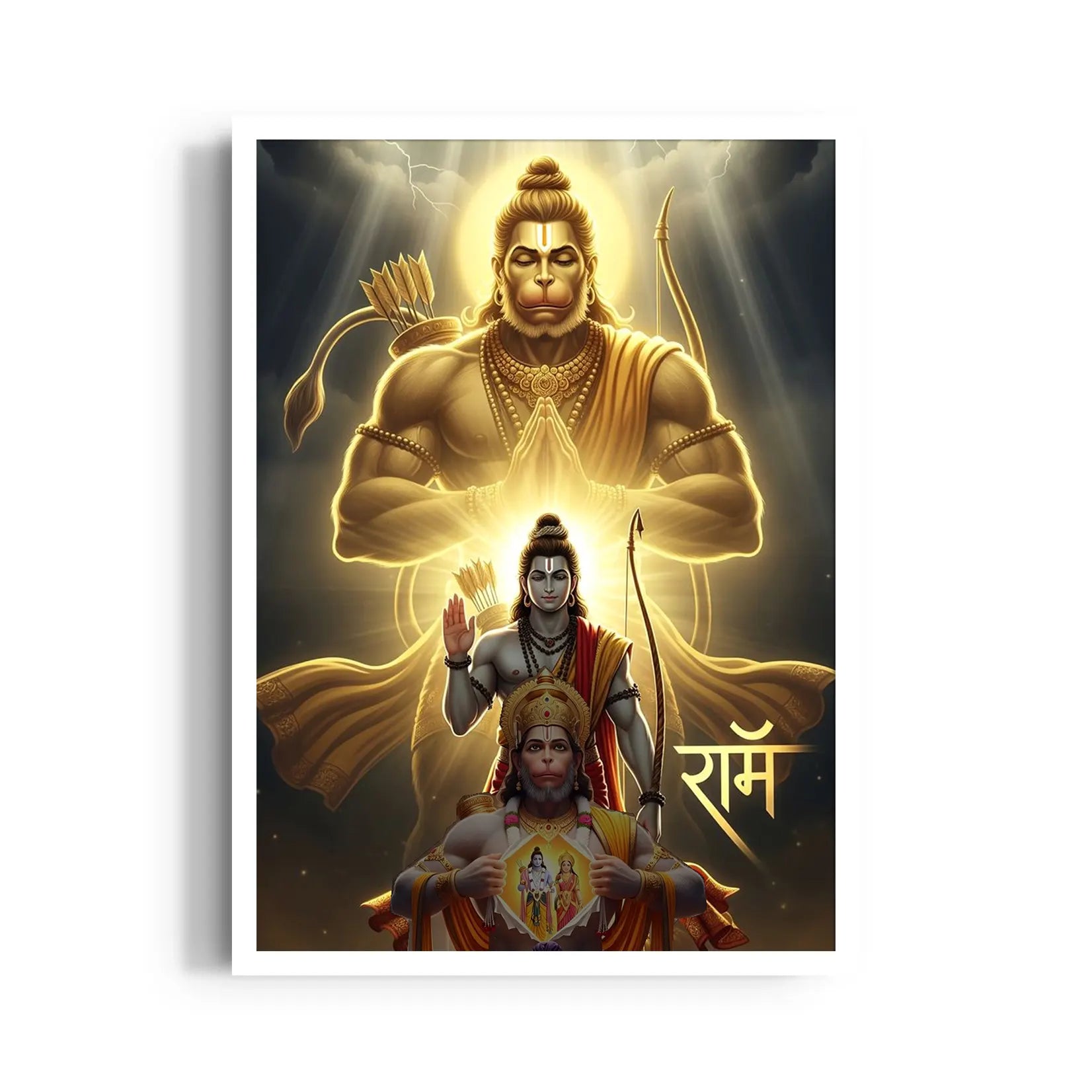 Hanuman Trimurti Ramayana Raksha