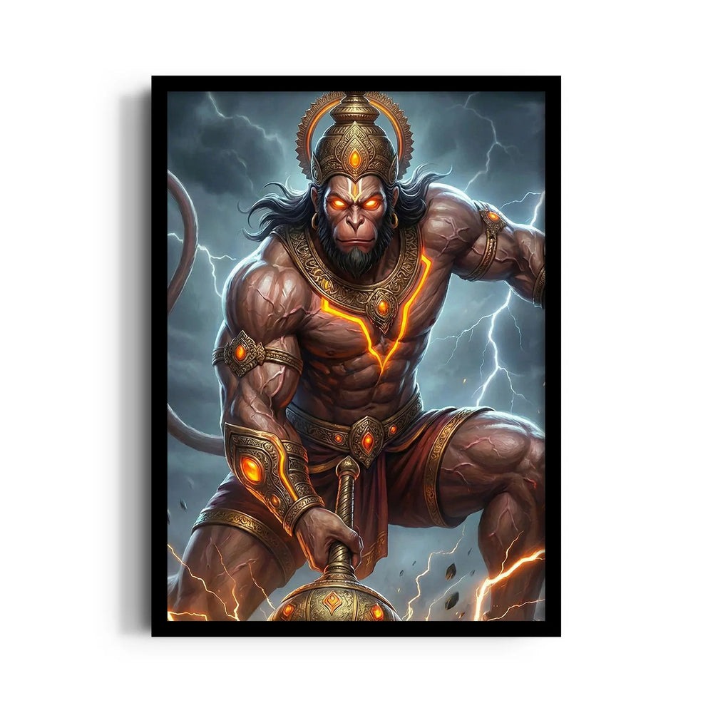 Hanuman Vidyut Kopa Mahabala