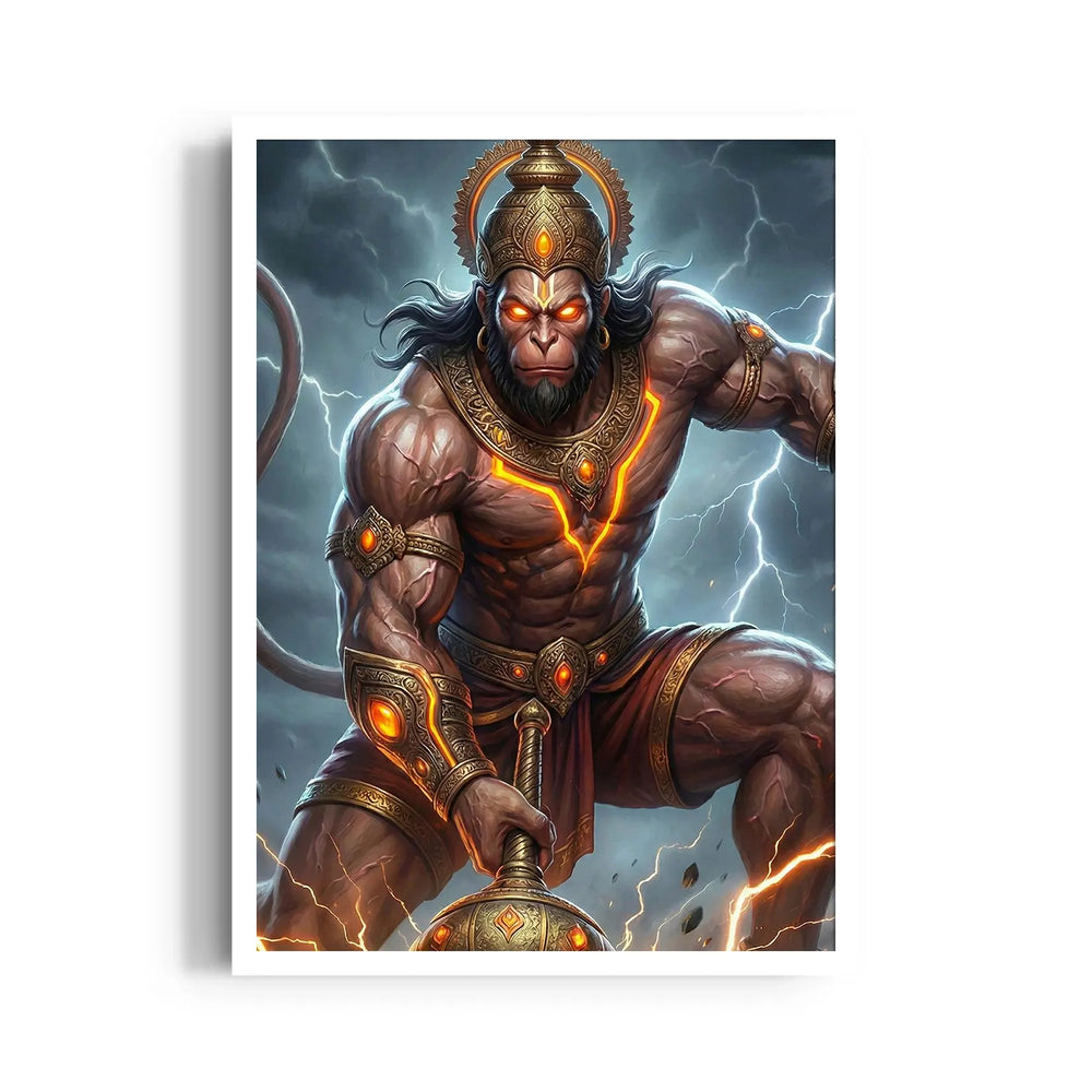 Hanuman Vidyut Kopa Mahabala