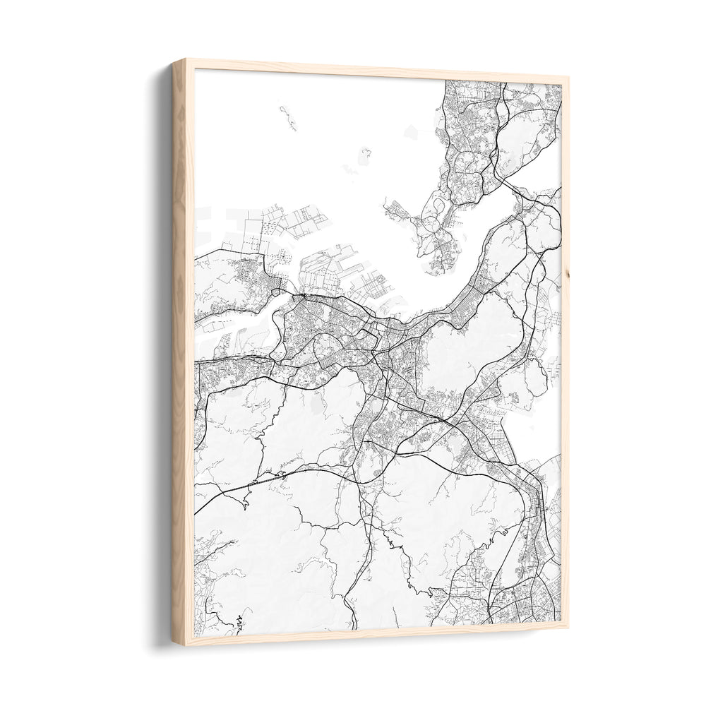 Harborline Connect - street map wall art