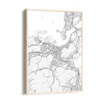Harborline Connect - street map wall art
