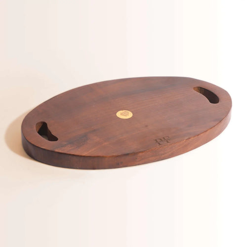 Oval Wooden Chop Master Board - Pillow Fights