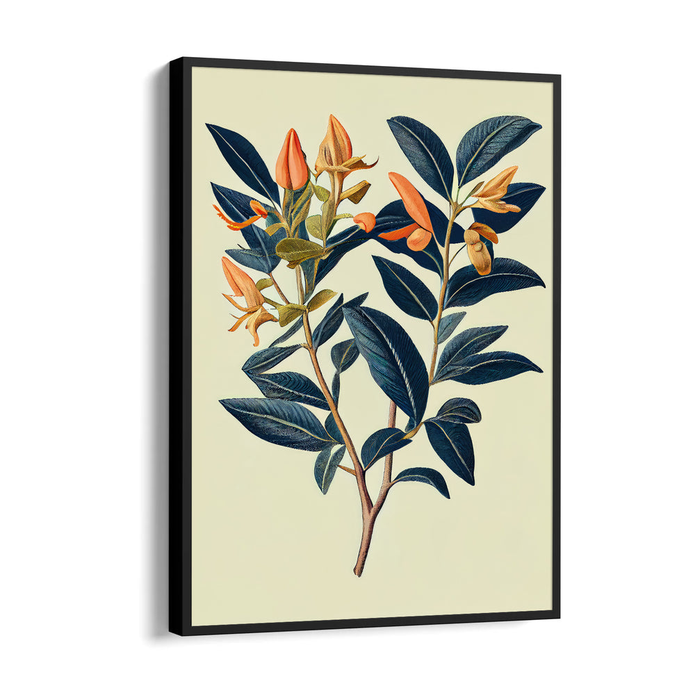 Indigo Botanical Bloom - Botanical Wall Art