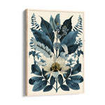 Indigo Garden Majesty - Botanical Wall Art - Pillow Fights