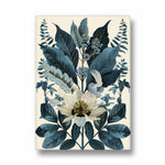 Indigo Garden Majesty - Botanical Wall Art - Pillow Fights