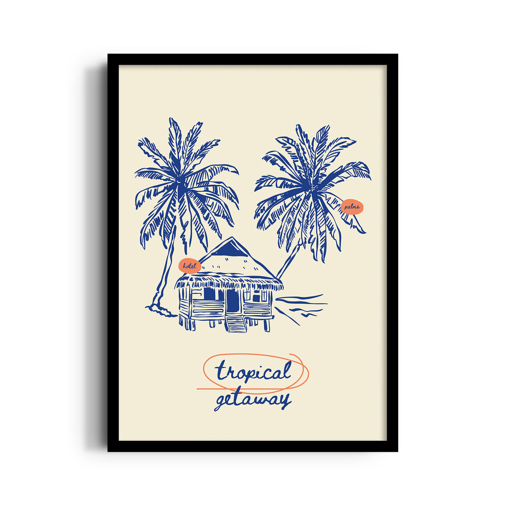 Island Palms Retreat - Travel Wall Art