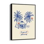 Island Palms Retreat - Travel Wall Art