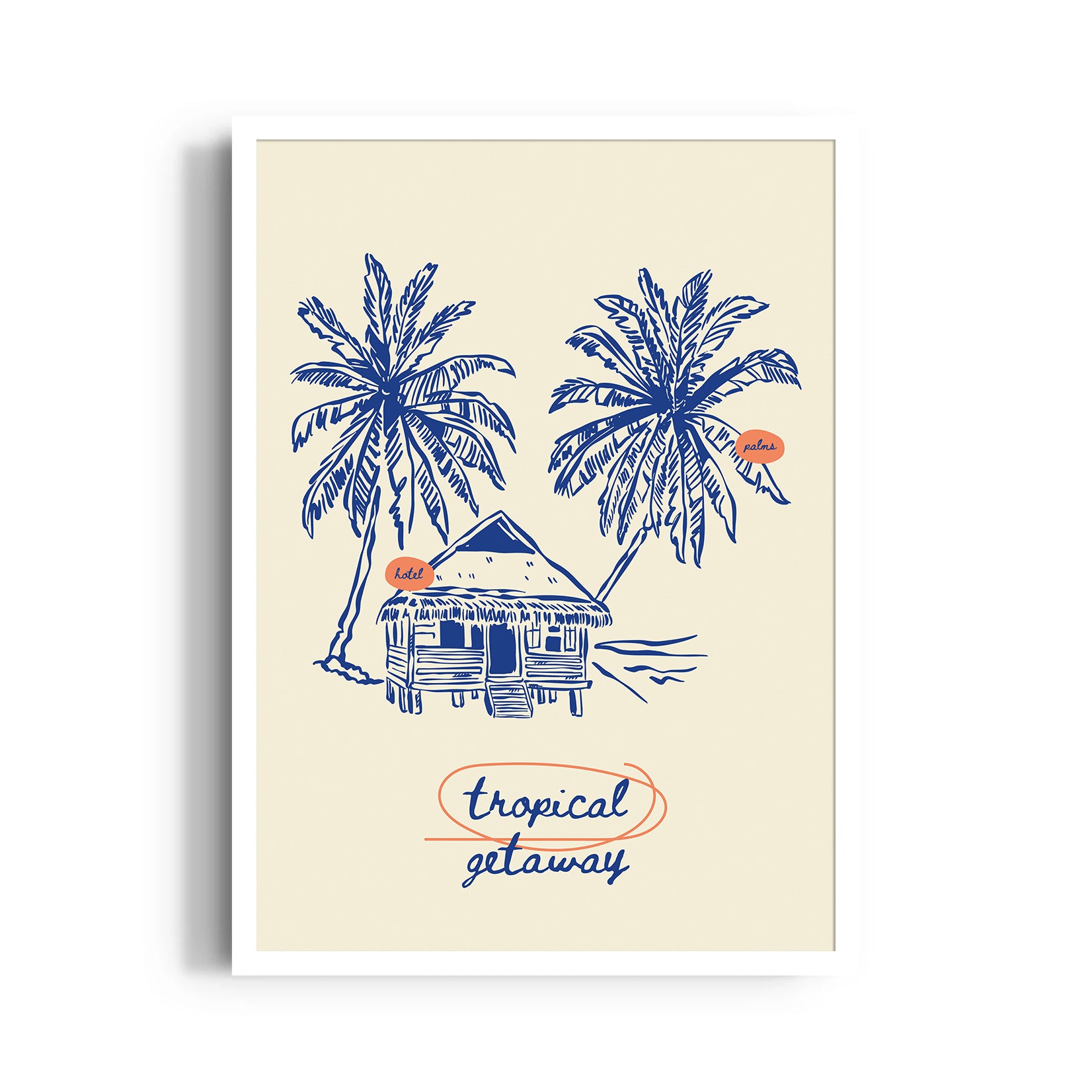 Island Palms Retreat - Travel Wall Art