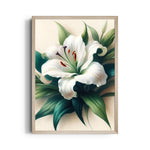 Ivory Lily Grace - Botanical Wall Art