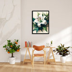 Ivory Lily Grace - Botanical Wall Art