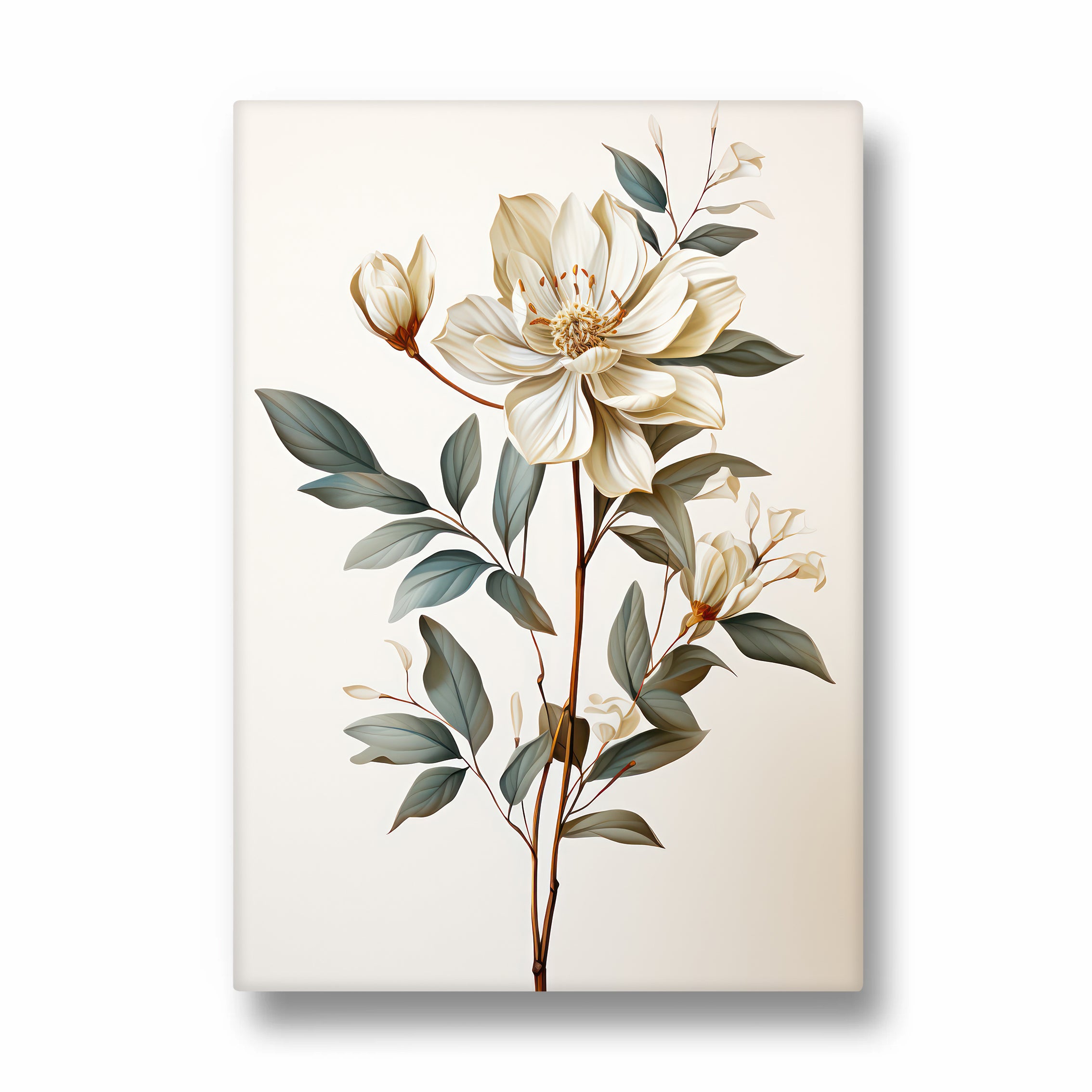 Ivory Magnolia Bloom - Botanical Wall Art
