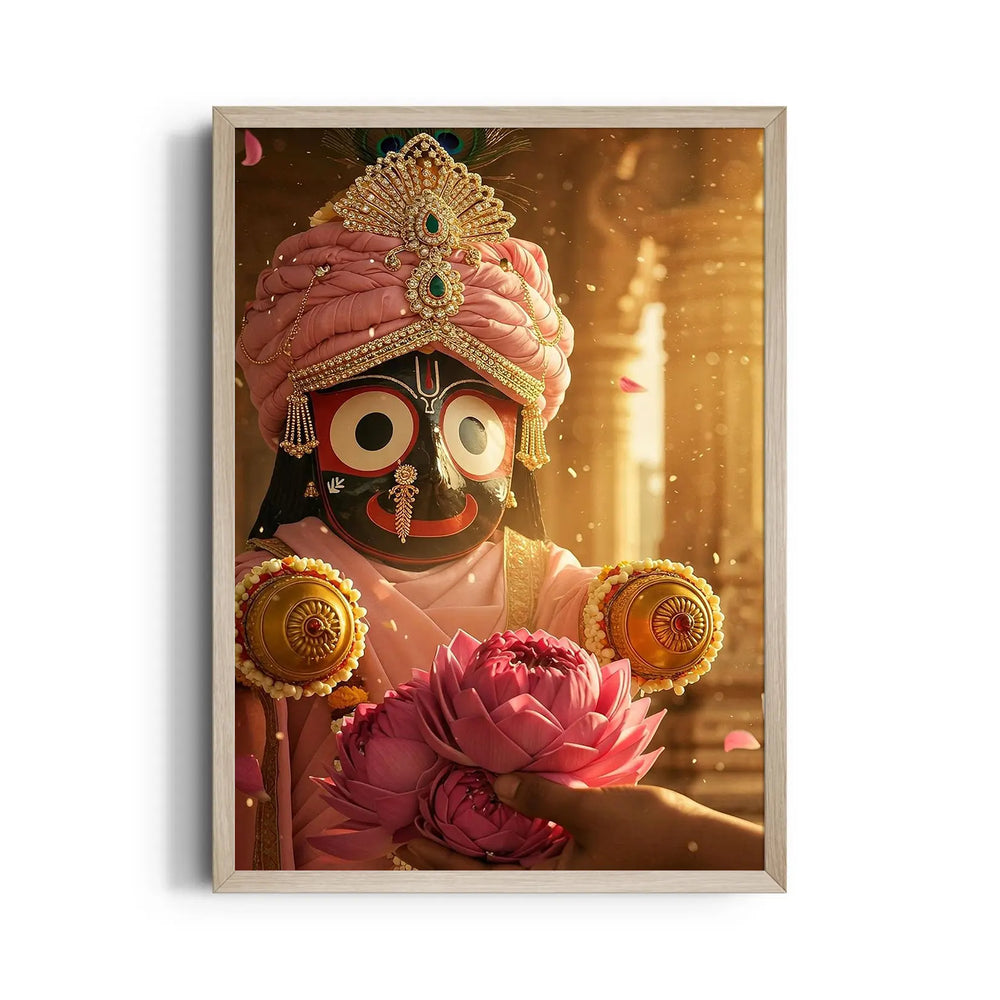 Jagannath Lotus Offering