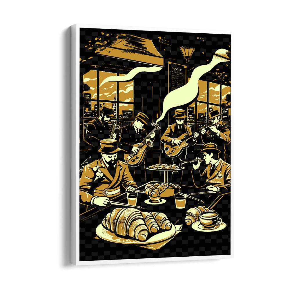 Jazz Caf Nights - Food & Bar Wall Art - Pillow Fights