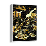 Jazz Caf Nights - Food & Bar Wall Art - Pillow Fights