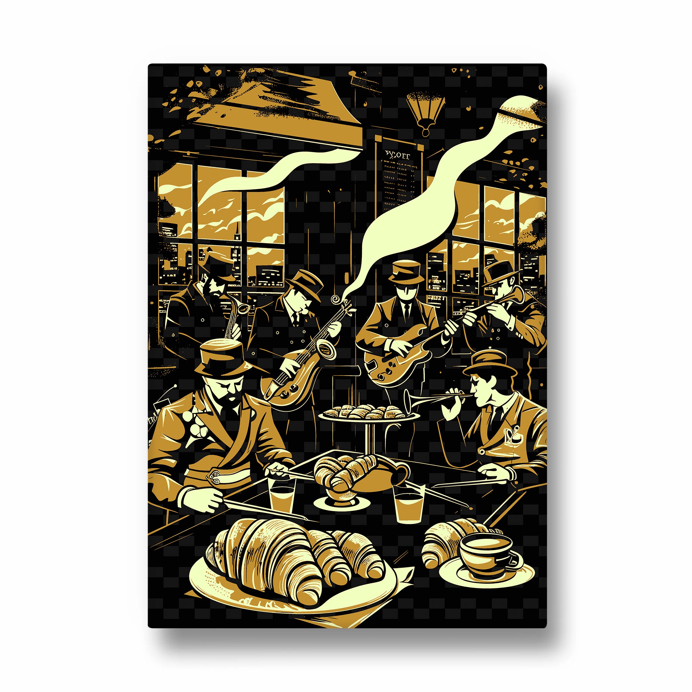 Jazz Caf?? Nights - Food & Bar Wall Art