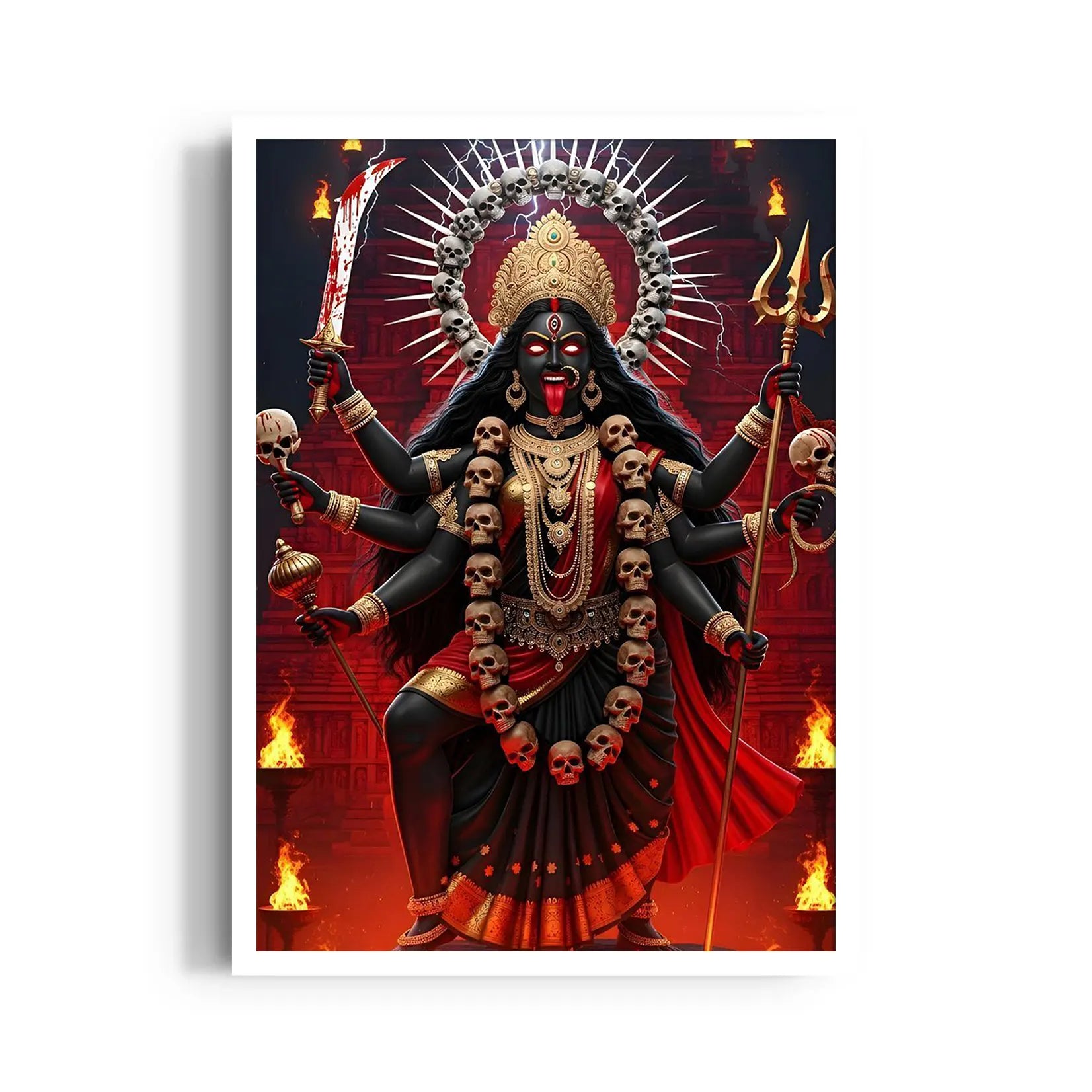 Kali Kapala Mandala Agni