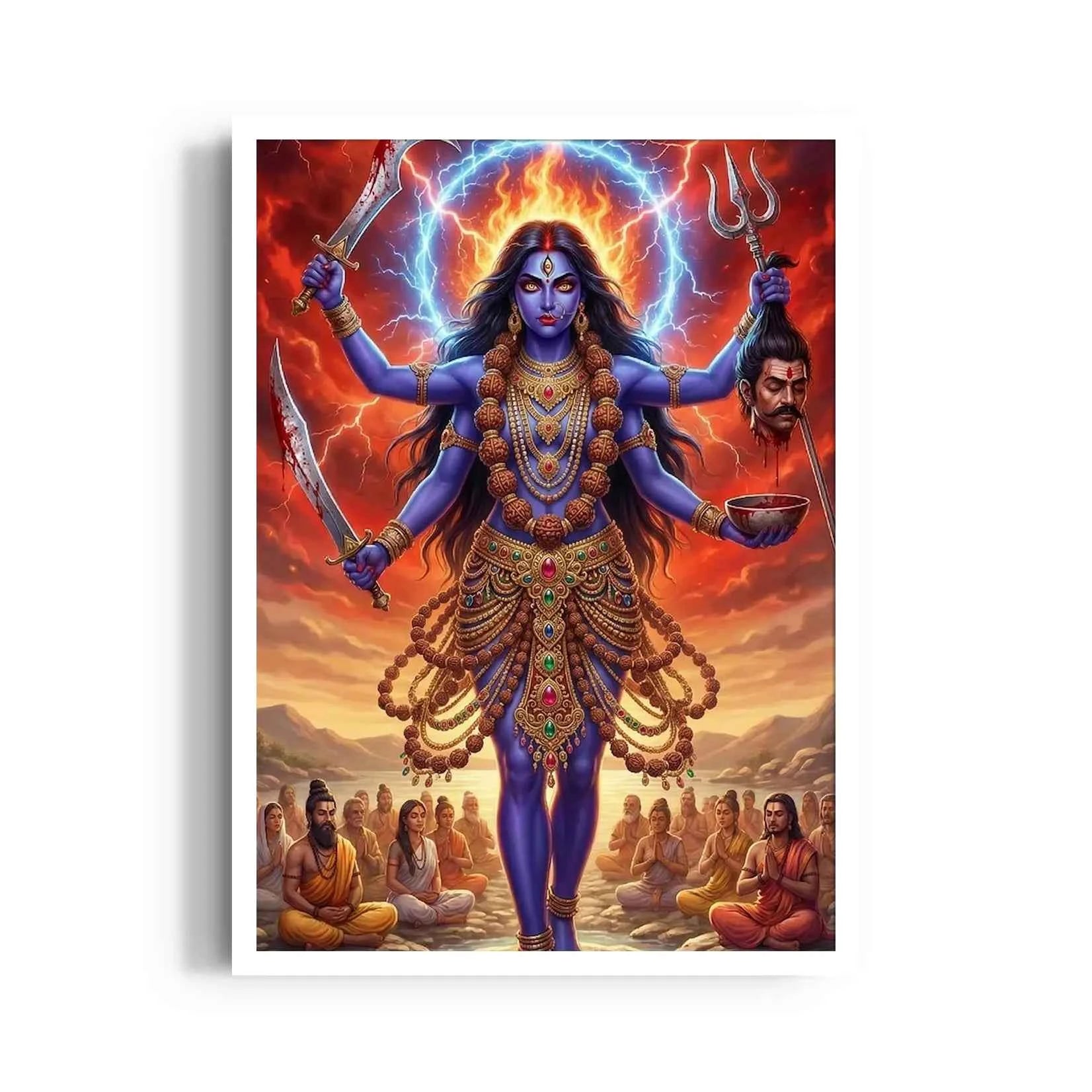 Kali Khadga Dharini Sadhaka