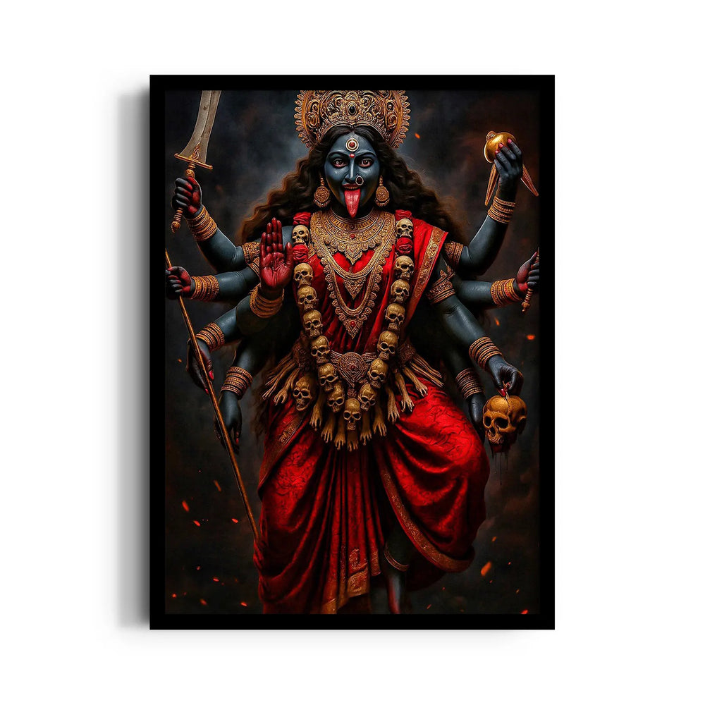 Kali Mahavidya Rakta Saree
