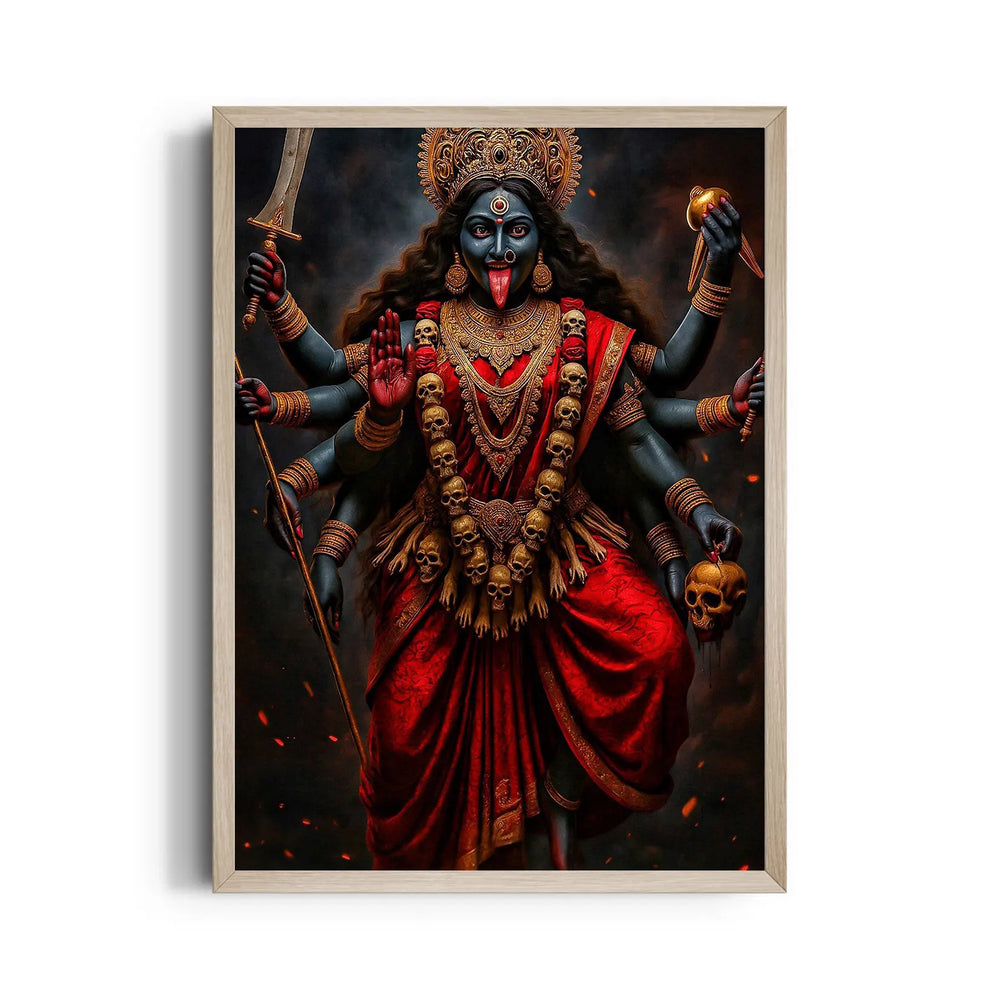 Kali Mahavidya Rakta Saree