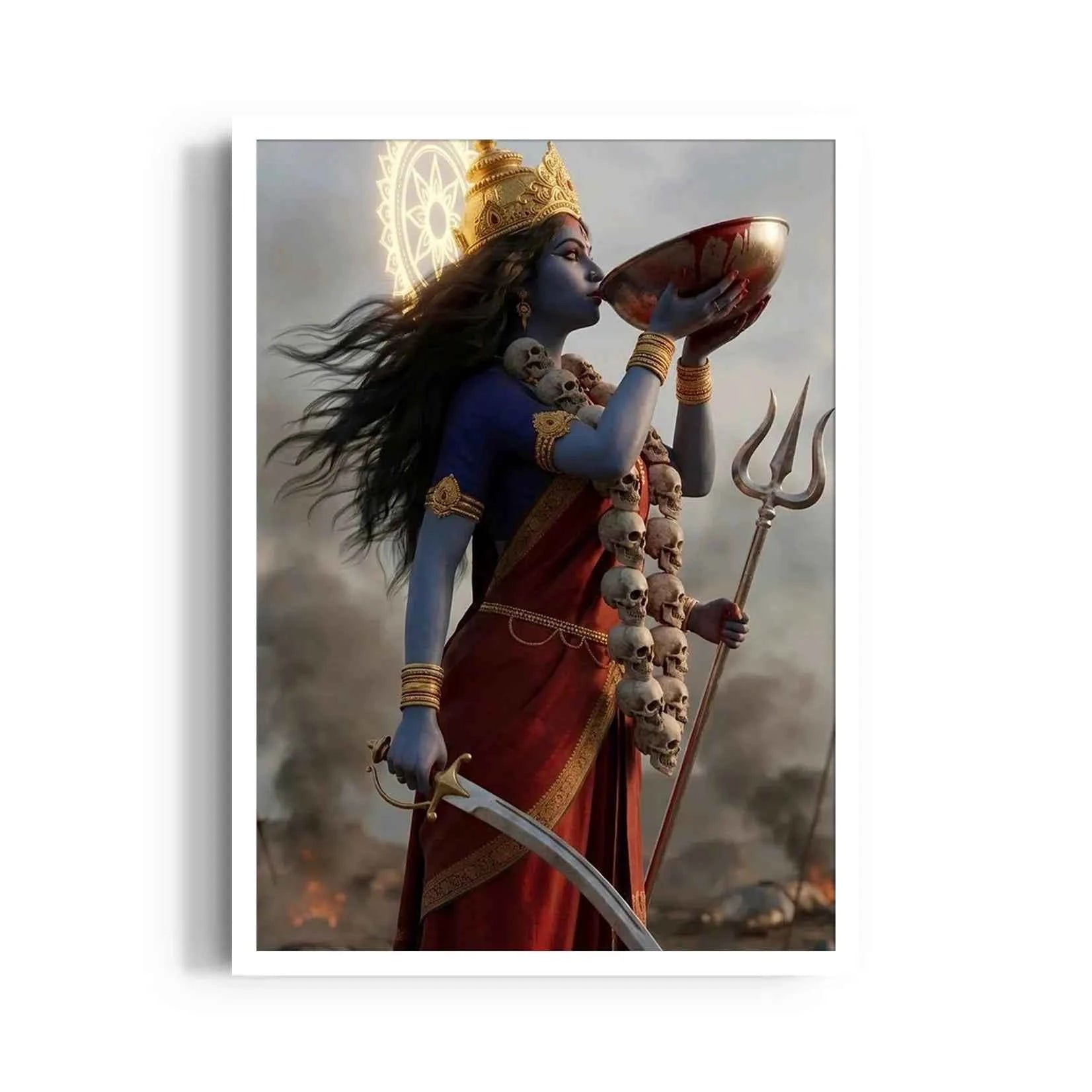 Kali Rakta Patra Trishula Dharini