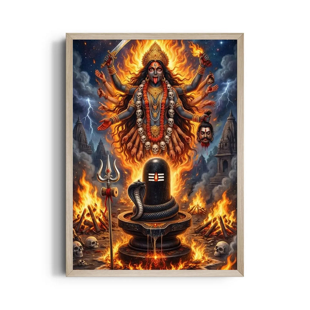 Kali Shmashana Linga Agni