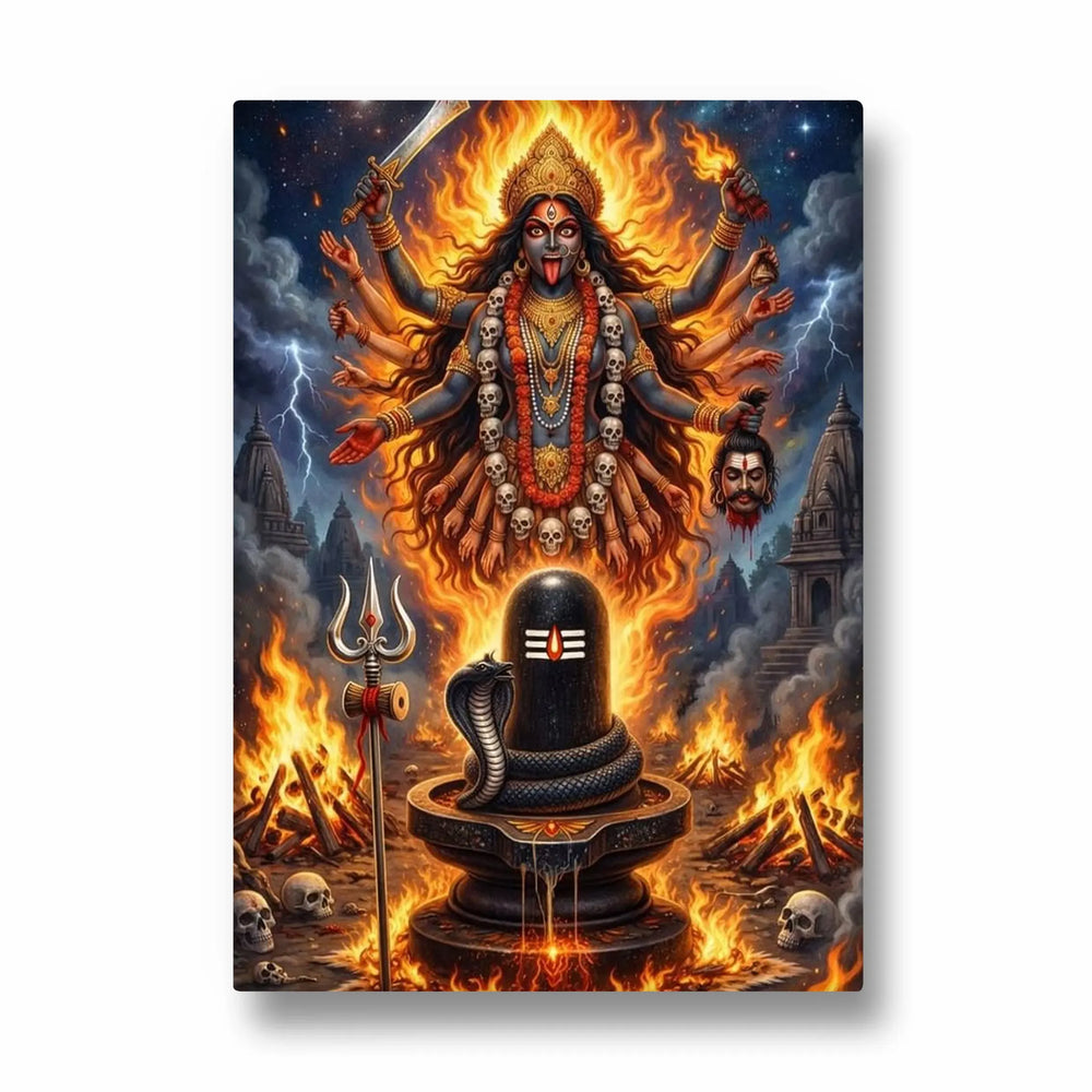 Kali Shmashana Linga Agni
