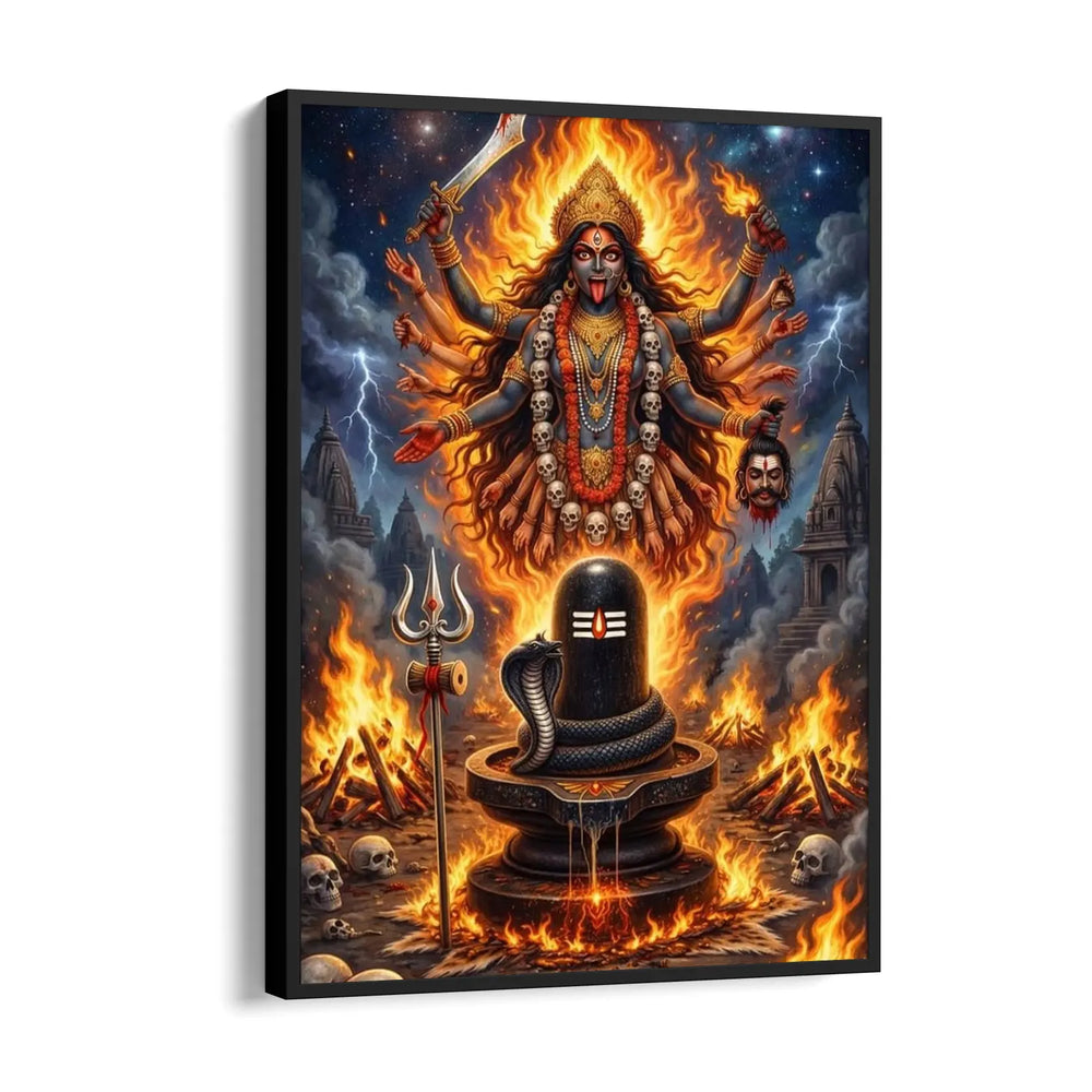 Kali Shmashana Linga Agni