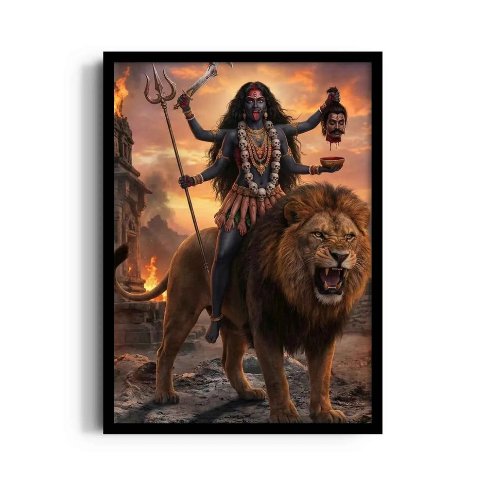Kali Simhavahini Trishula Dharini