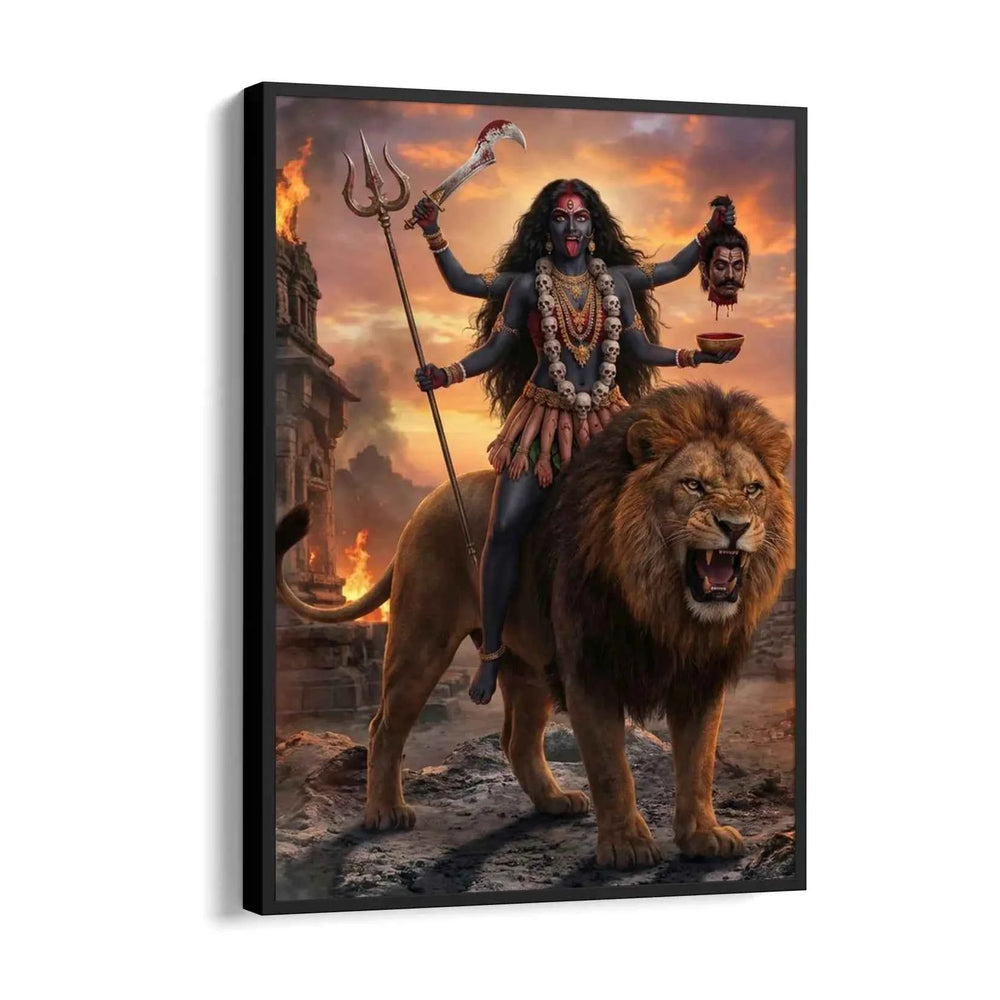 Kali Simhavahini Trishula Dharini