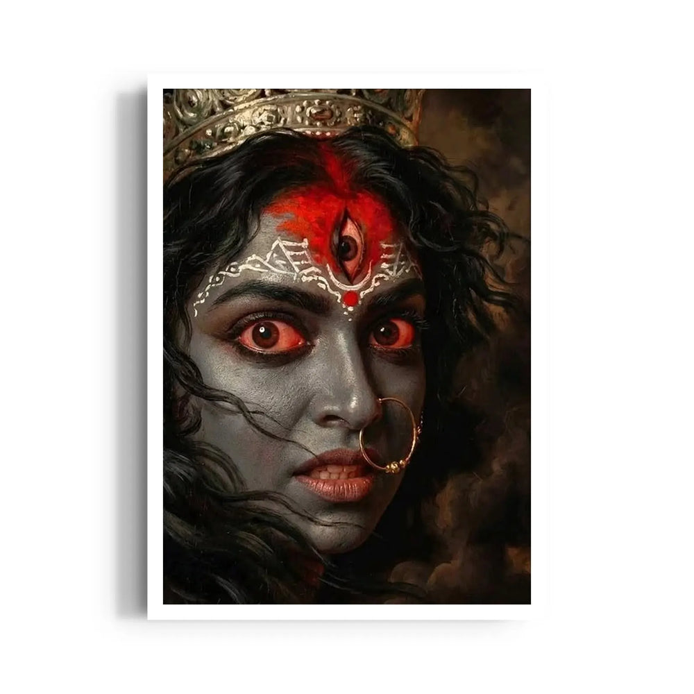 Kali Trinetra Krodha Drishti