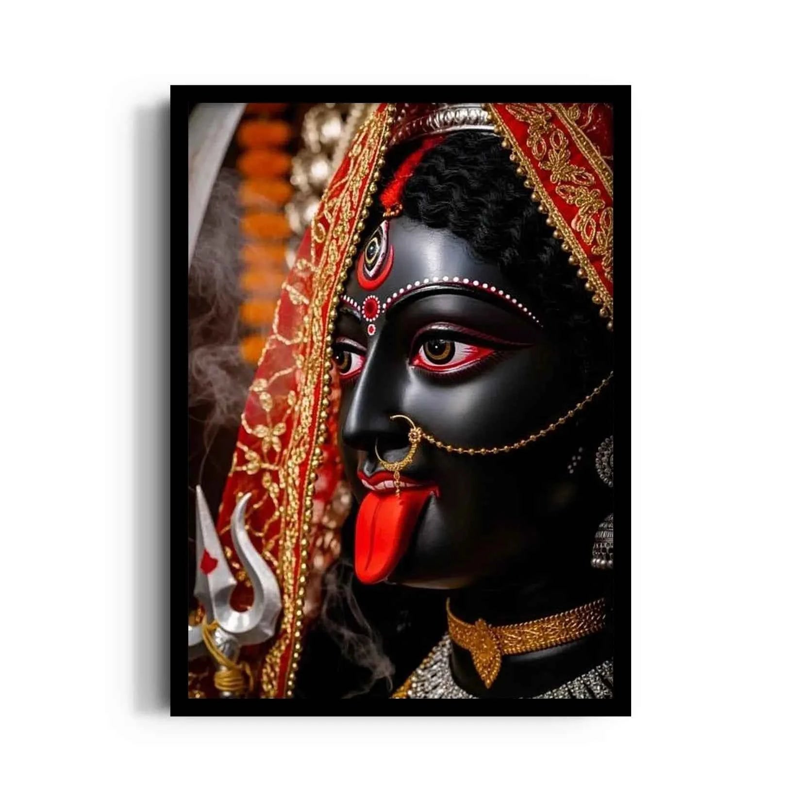 Kali Vadana Trishula Mukutamani