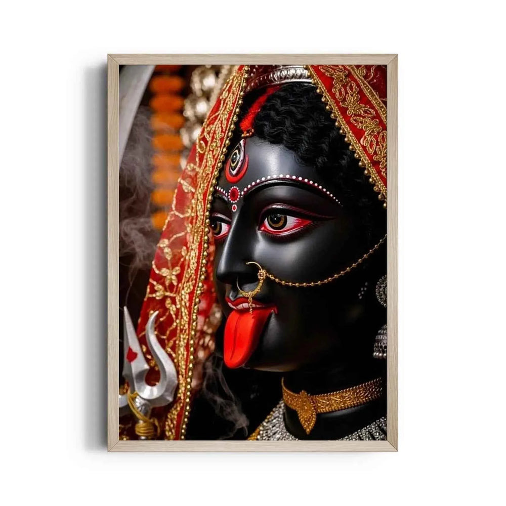 Kali Vadana Trishula Mukutamani