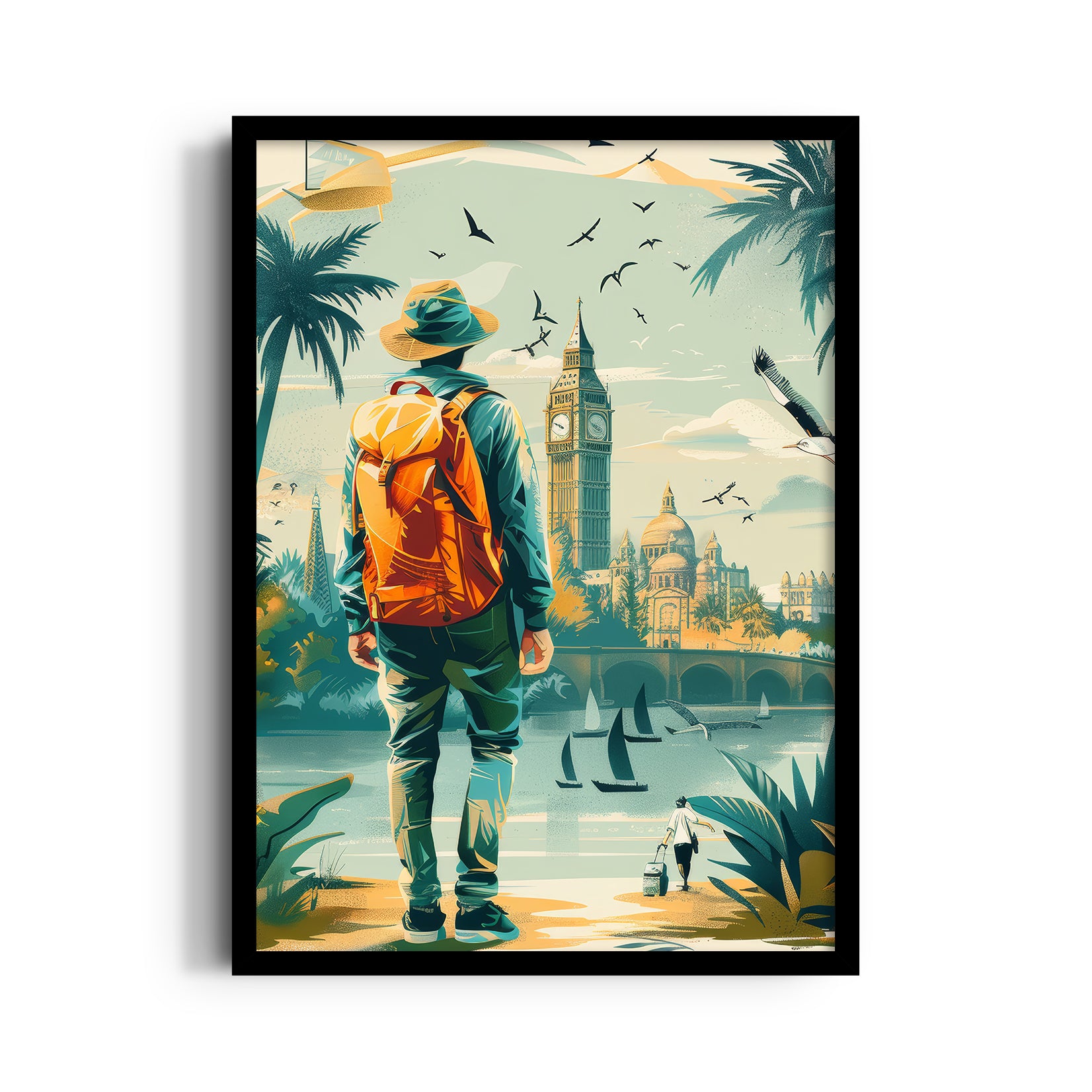 Landmark Wanderer Quest - Travel Wall Art