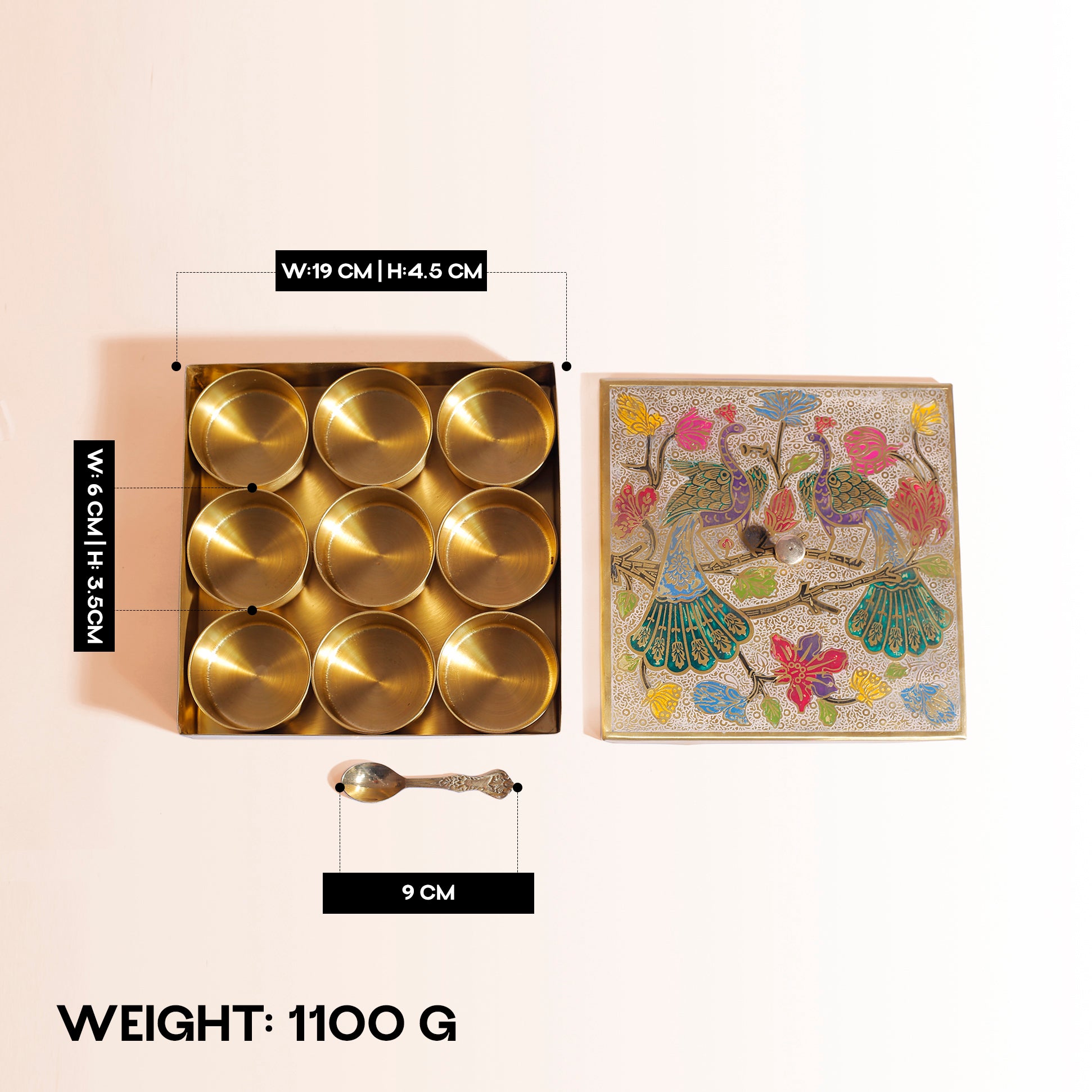 Square Masala Box - Pillow Fights