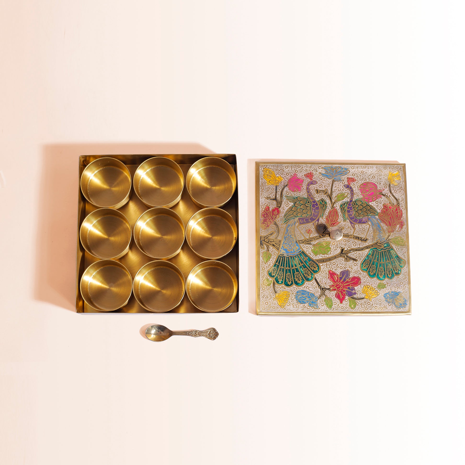 Brass Masala Box