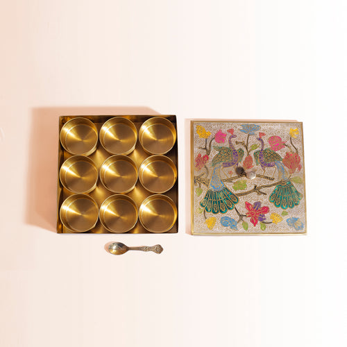 Brass Masala Box