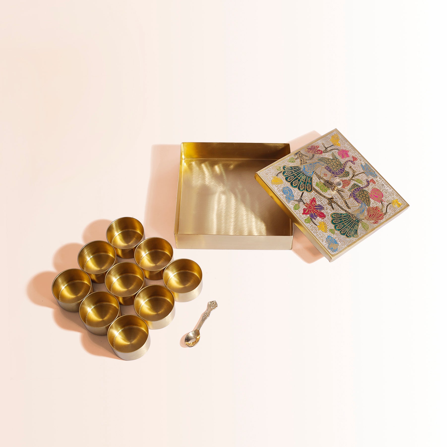 Brass Masala Box