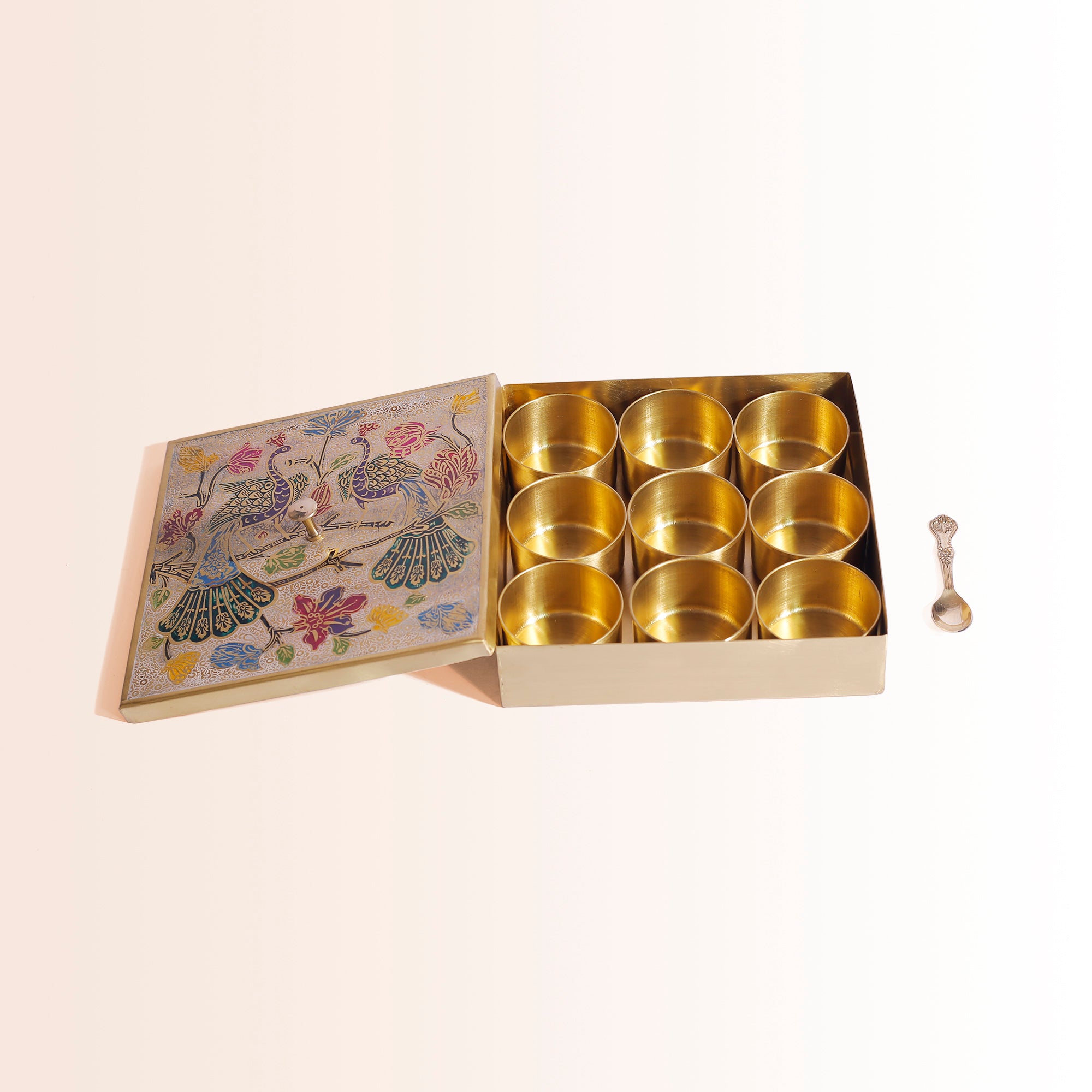 Brass Masala Box