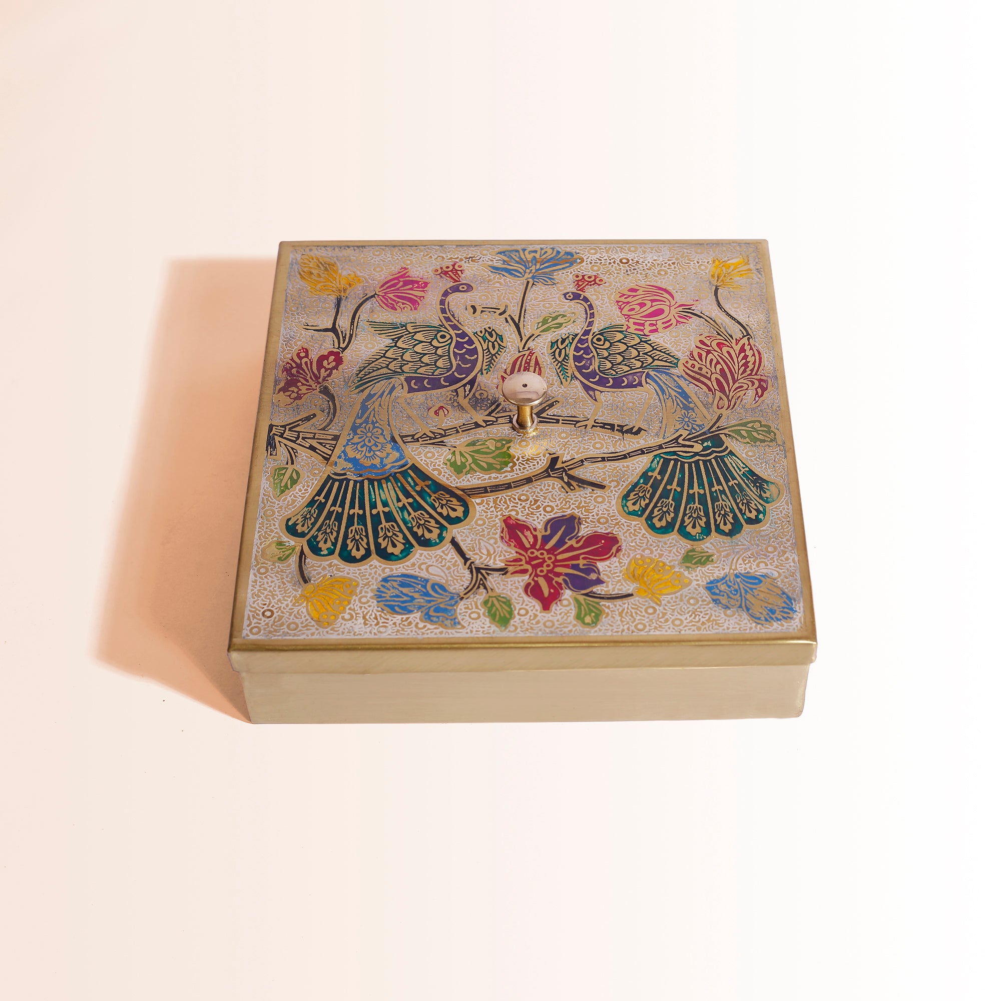 Brass Masala Box