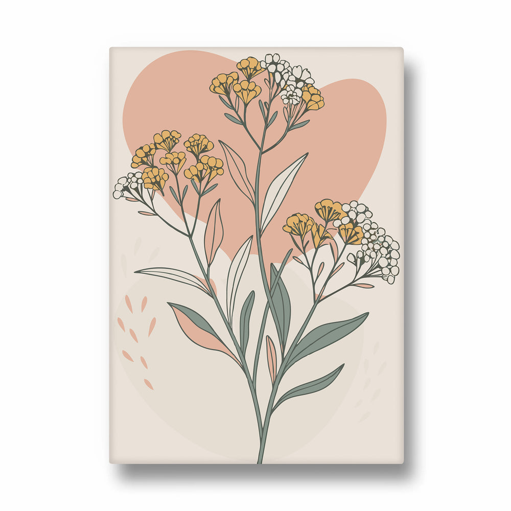 Meadow Heart Wildflower - Botanical Wall Art