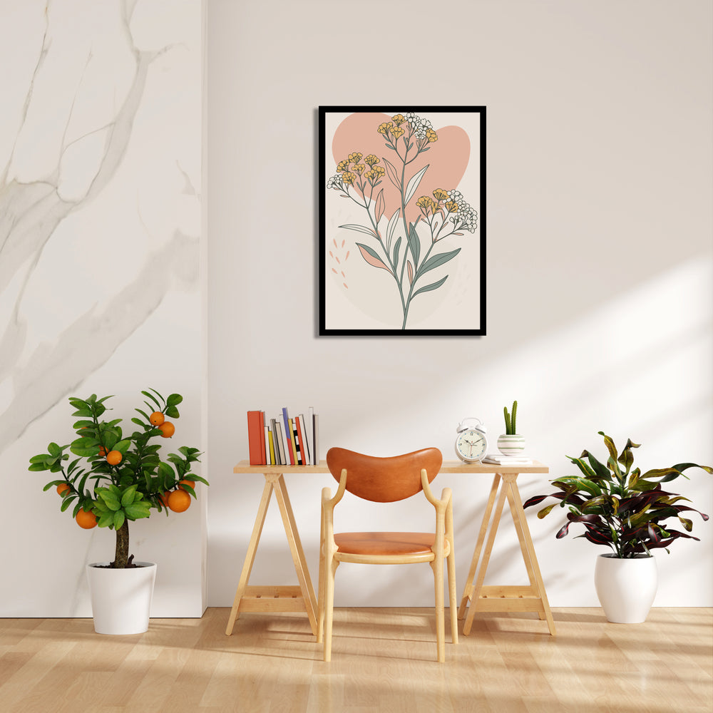 Meadow Heart Wildflower - Botanical Wall Art