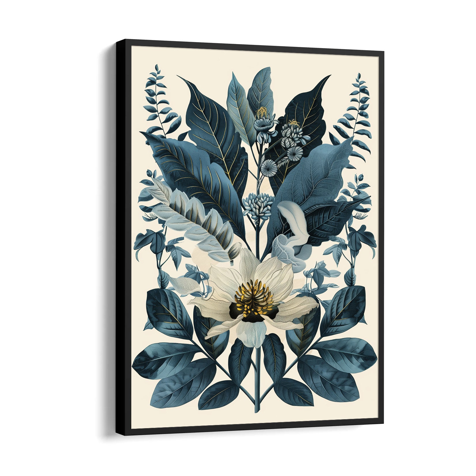 Midnight Botanical Symphony - Botanical Wall Art
