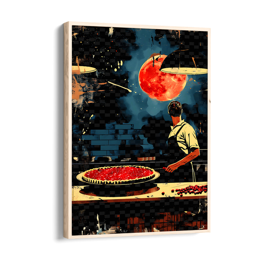 Midnight Cherry Tart - Food & Bar Wall Art