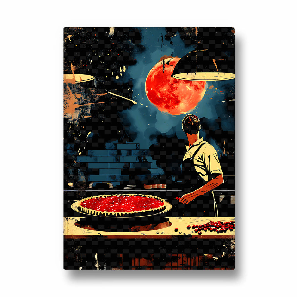 Midnight Cherry Tart - Food & Bar Wall Art