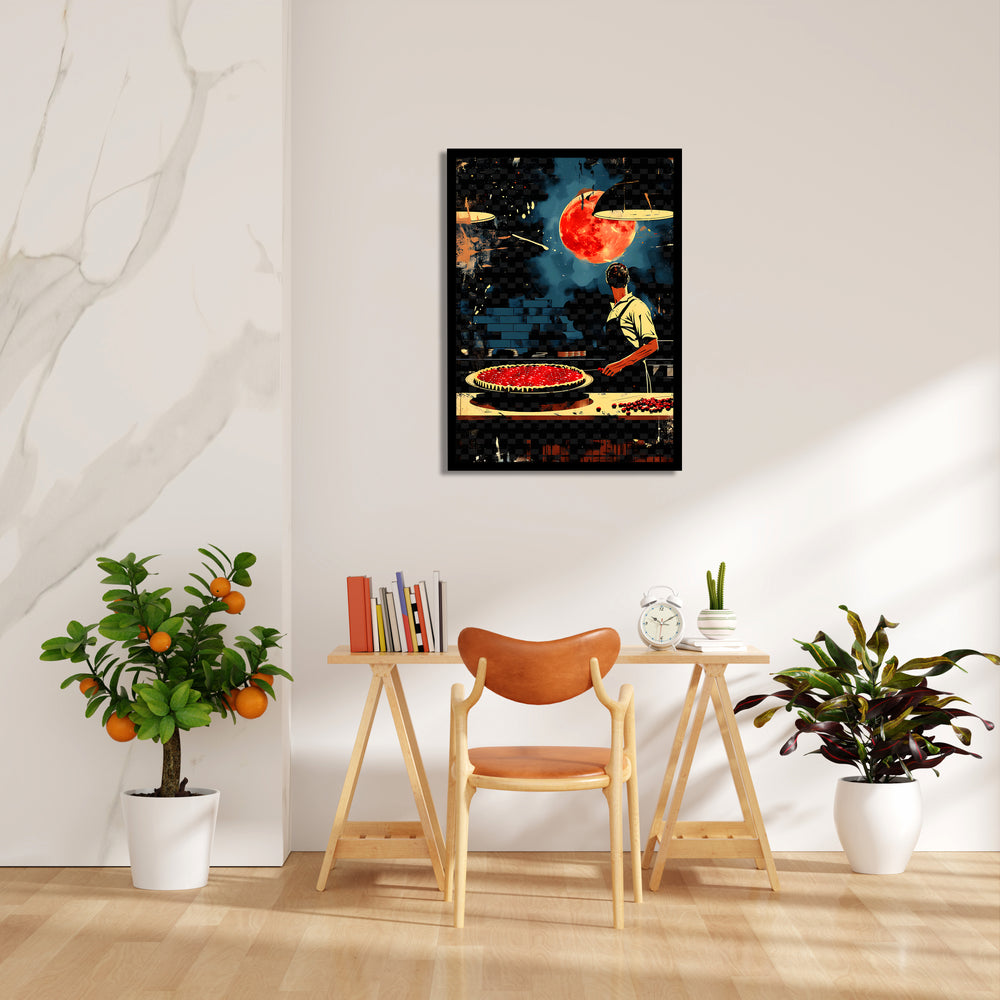Midnight Cherry Tart - Food & Bar Wall Art