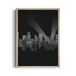 Midnight City Lights - City Wall Art