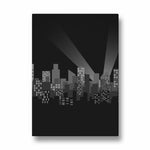 Midnight City Lights - City Wall Art