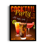 Midnight Cocktail Party - Food & Bar Wall Art - Pillow Fights