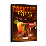 Midnight Cocktail Party - Food & Bar Wall Art - Pillow Fights