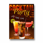 Midnight Cocktail Party - Food & Bar Wall Art - Pillow Fights